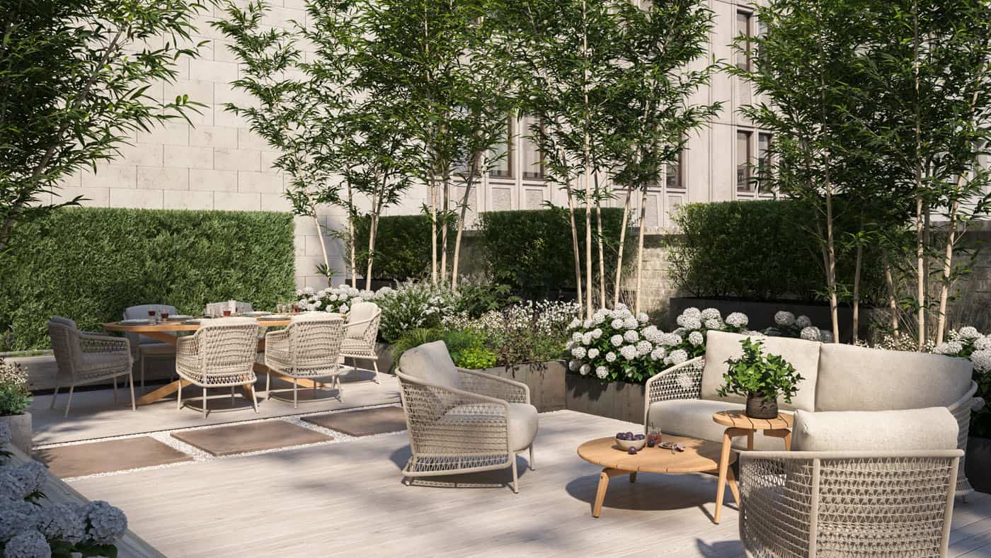 4SO Puccini lounge set latte incl. voetenbank