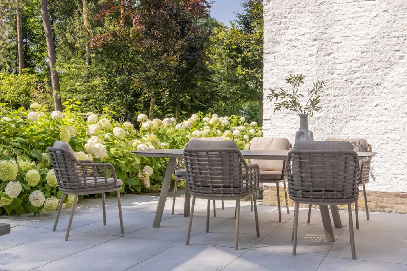 4SO Puglia dining set (6 st.) met Manolo tafel 240x103cm