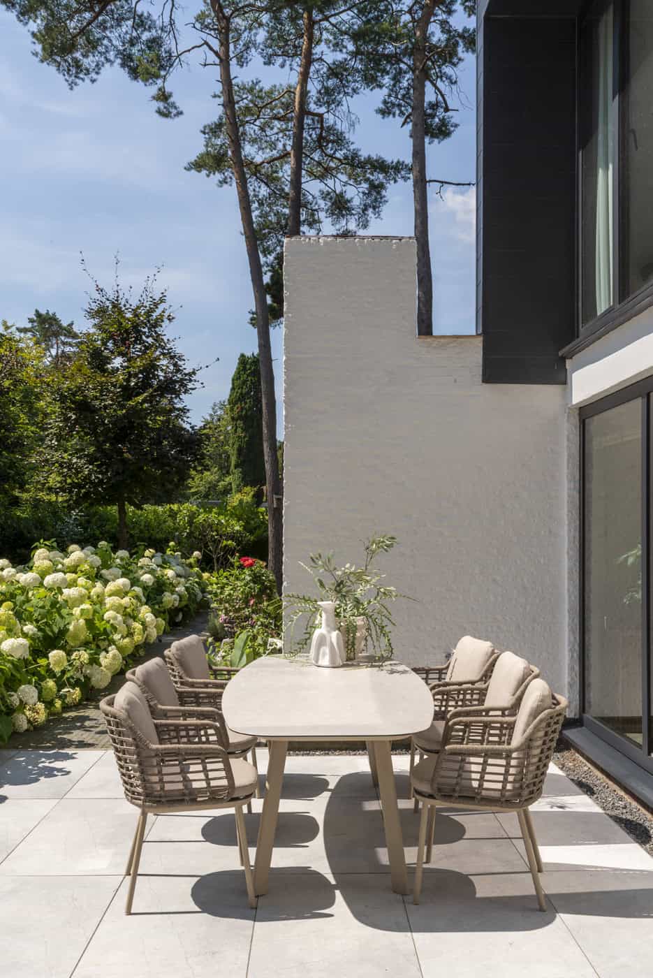 4SO Puglia dining set (6 st.) met Manolo tafel 240x103cm