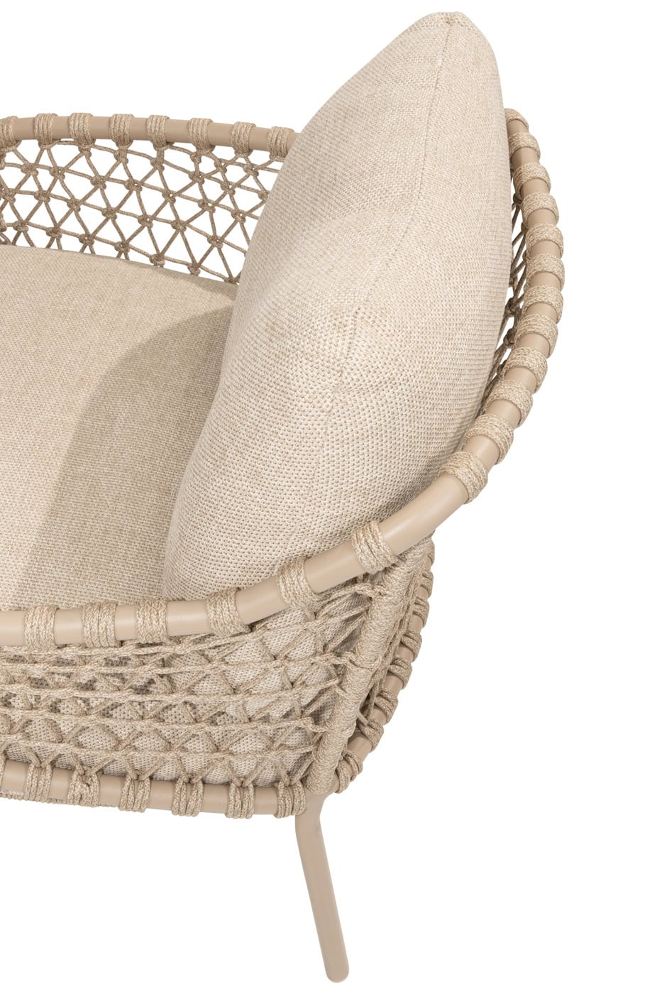 4SO Sardinia low dining set (4 st.) + Taste 4SO Saba tafel ⌀130cm