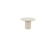 Hampton coffee table round mortex top 60x40 cm with mortex base