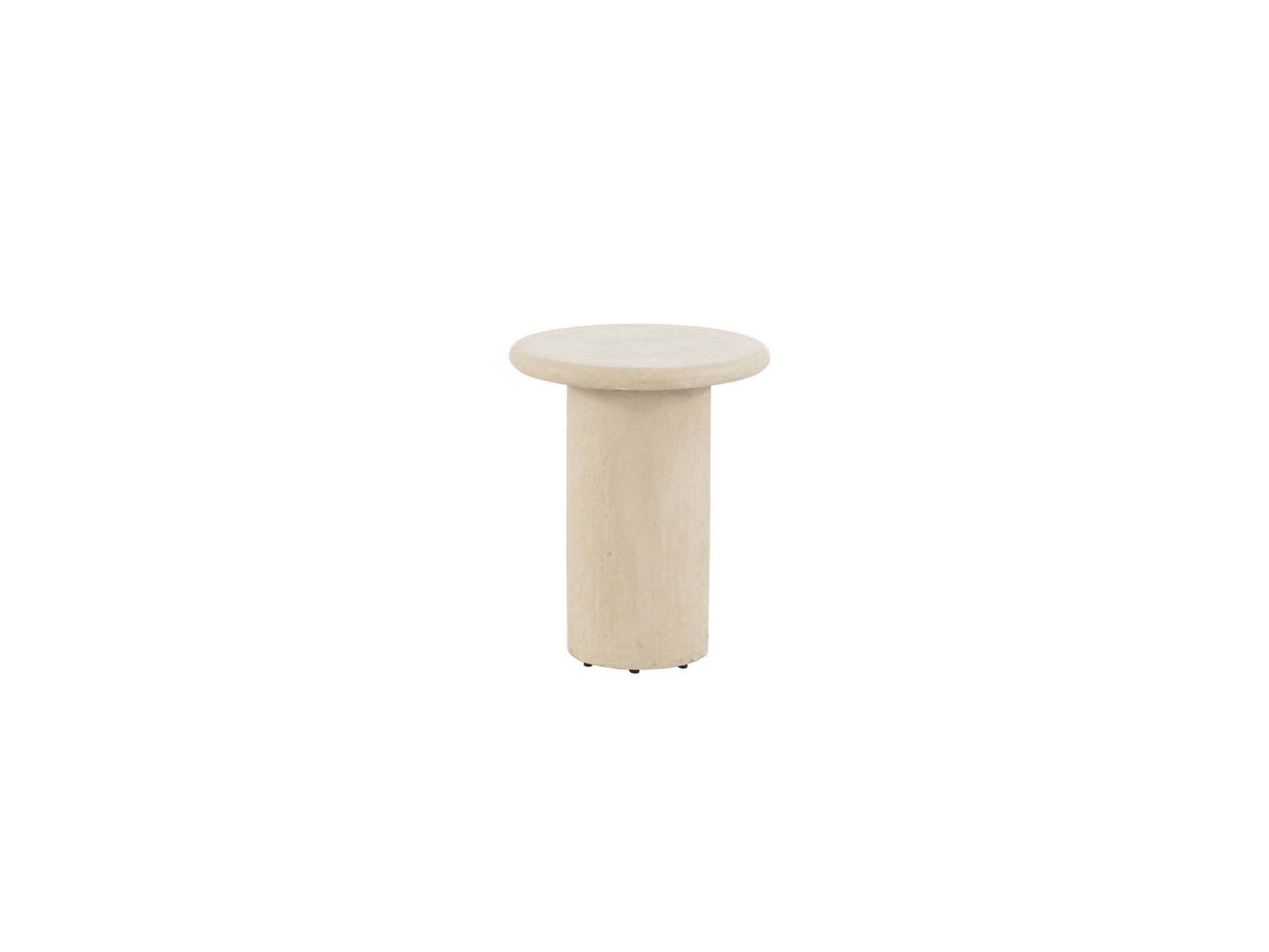 Hampton side table round mortex top 45x55 cm with mortex base