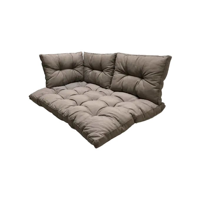 Madison Florance Panama Taupe kussenset voor in uw loungeset of palletbank | 120cm x 80cm 
