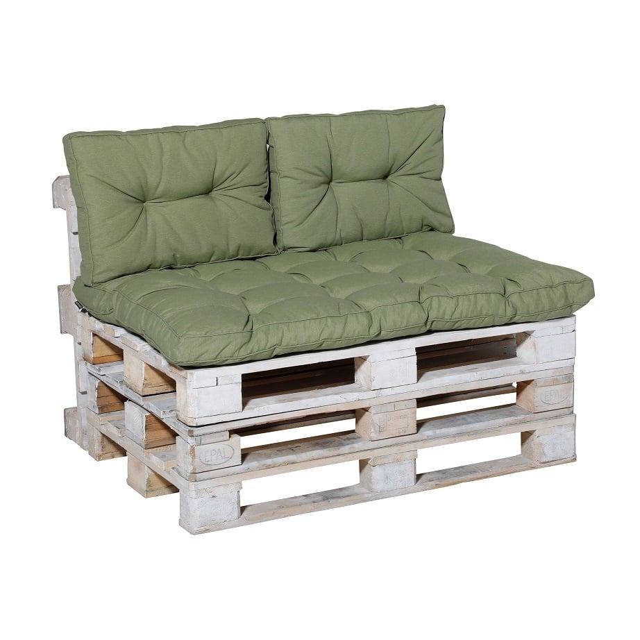 Madison Florance Panama Sage Groen palletkussen voor loungeset of palletbank | 120cm x 80cm 