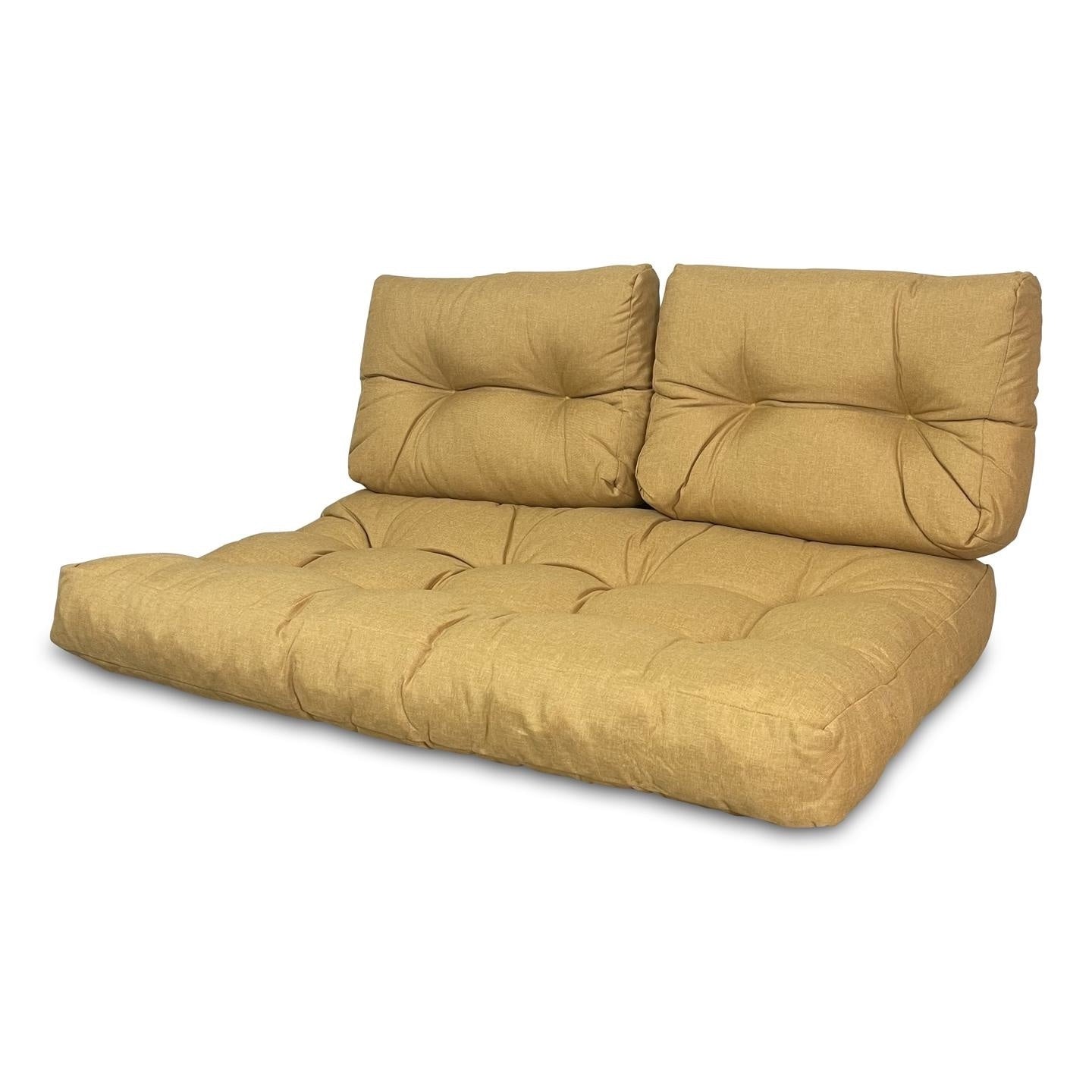 PaZoon 3-delige Atleve Olefin Kussenset | 120cm x 80cm - Okergeel