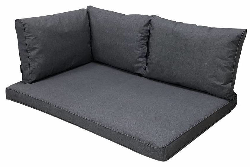 Madison Outdoor Oxford Grau kussenset voor in uw loungeset of palletbank | 120cm x 80cm 